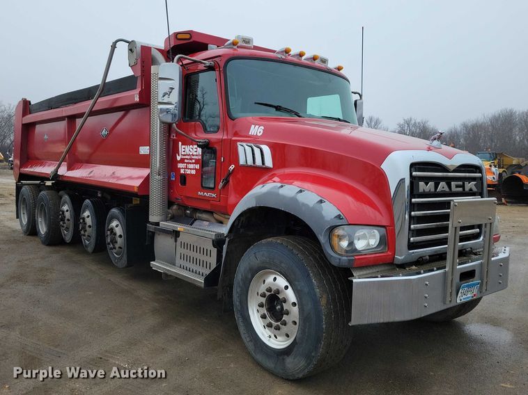 image for item NK9851 2017 Mack Granite GU713 dump truck