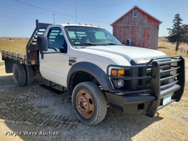 image for item NK9865 2010 Ford F450 flatbed truck