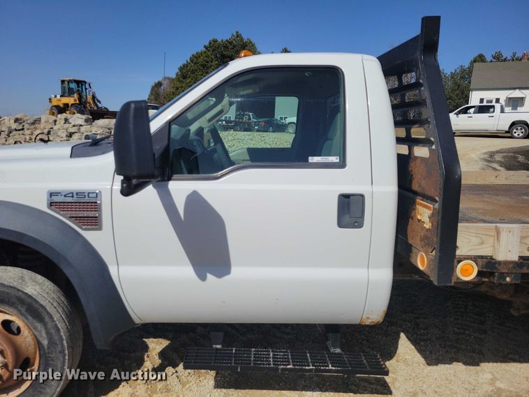 image for item NK9865 2010 Ford F450 flatbed truck