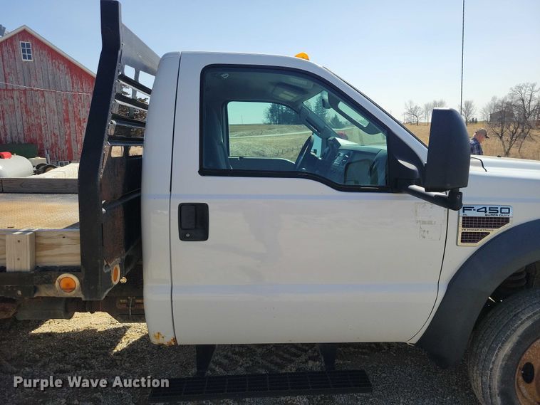 image for item NK9865 2010 Ford F450 flatbed truck