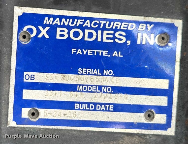 image for item YA0733 2017 Kenworth T880 dump truck