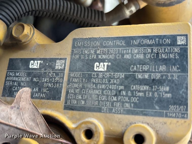 image for item YA1959 2024 Caterpillar 289D3 tracked skid steer loader