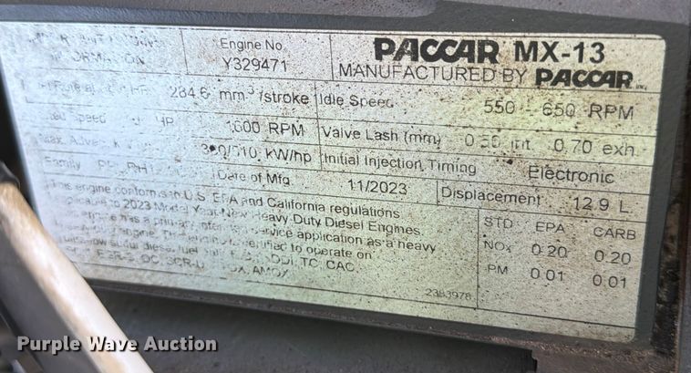 image for item YA2149 2024 Kenworth T880 dump truck