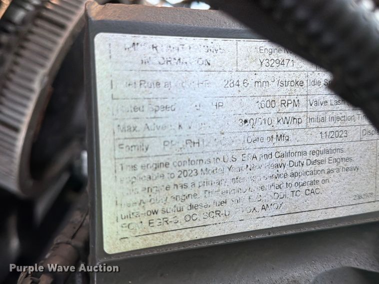 image for item YA2149 2024 Kenworth T880 dump truck