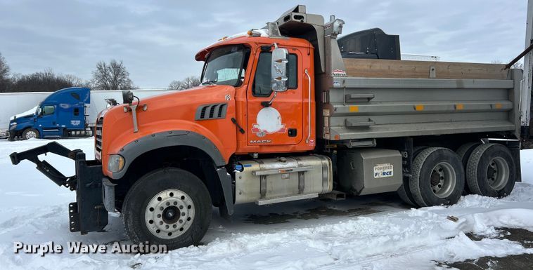 image for item YA2162 2017 Mack GU433 dump truck