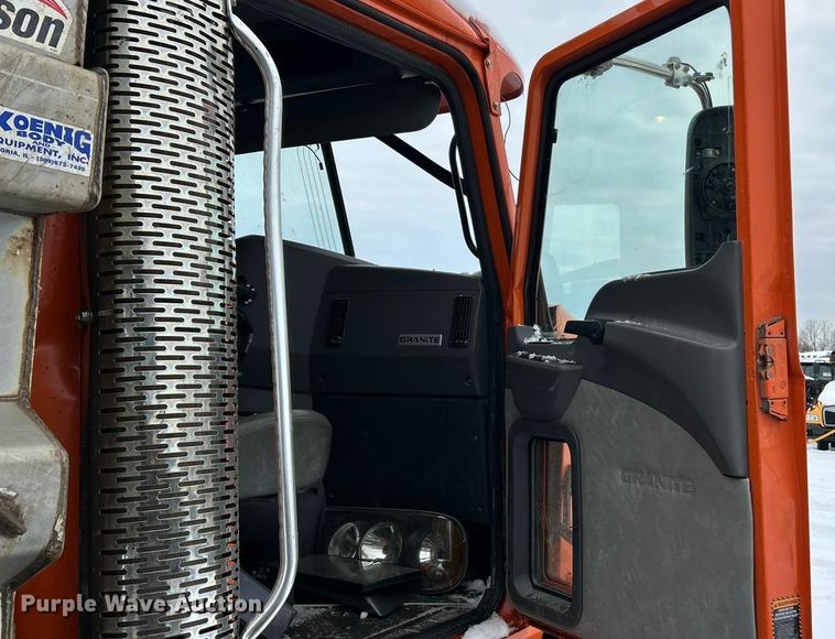 image for item YA2162 2017 Mack GU433 dump truck