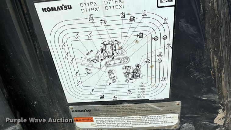 image for item YA2202 2022 Komatsu D71PXI-24 dozer