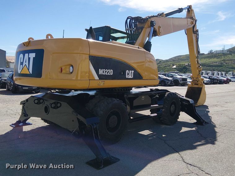 image for item YA2465 2015 Caterpillar M322D wheeled excavator