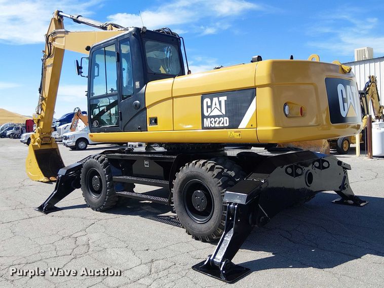 image for item YA2465 2015 Caterpillar M322D wheeled excavator