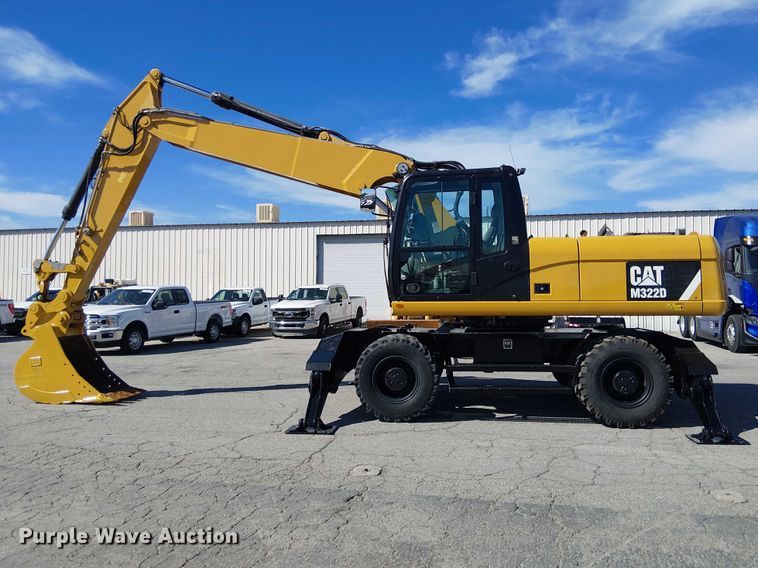 image for item YA2465 2015 Caterpillar M322D wheeled excavator