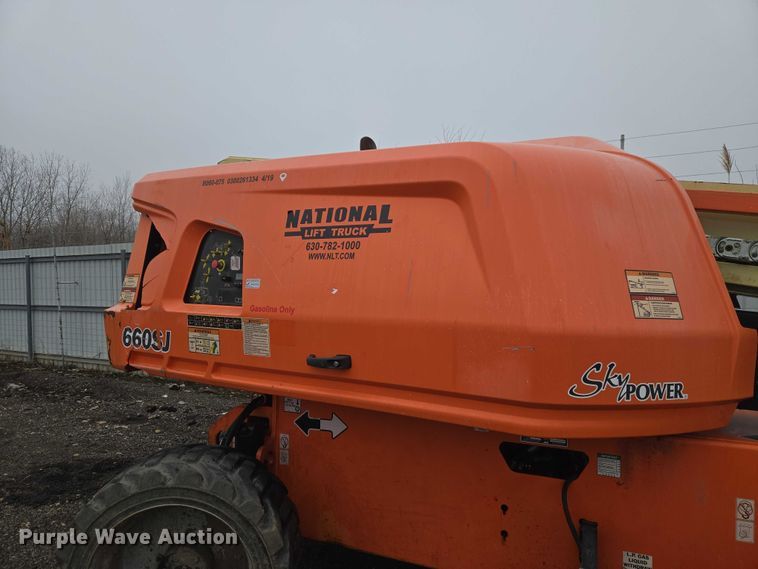 image for item YA2640 2019 JLG 660SJ boom lift