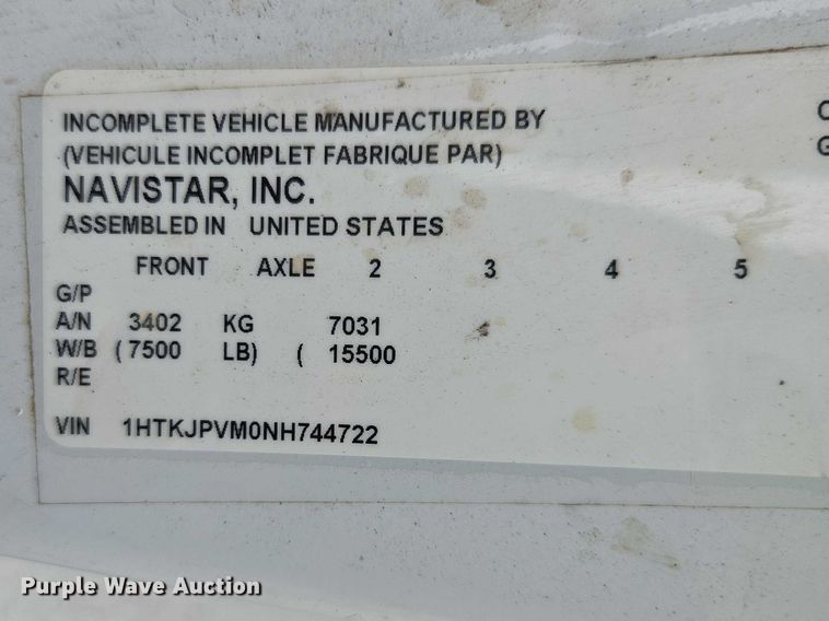 image for item YA2659 2022 Chevrolet Silverado 6500HD utility / service truck