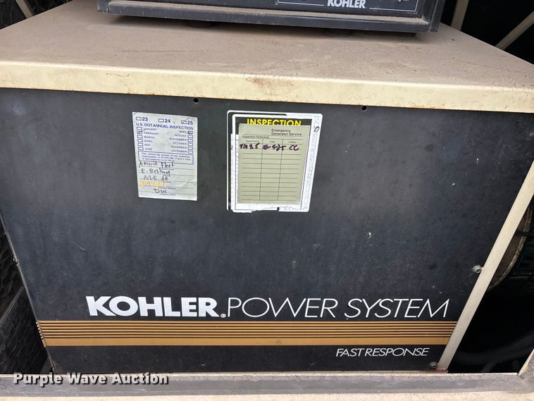 image for item YA2687 Kohler 30RE07J generator