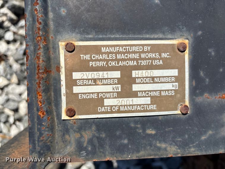 image for item YA2697 2001 Ditch Witch 410SX trencher