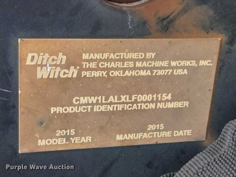 image for item YA2703 2015 Ditch Witch R300 cable plow