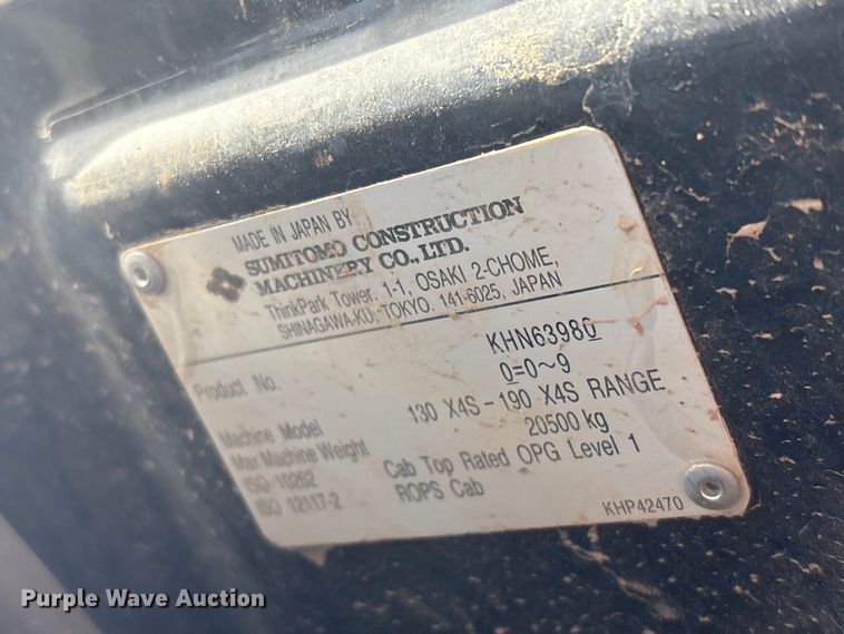 image for item YA2875 2024 Link-Belt 170 X4S excavator