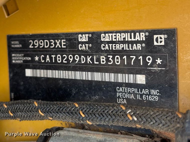 image for item YA2880 2023 Caterpillar 299D3 XE tracked skid steer loader