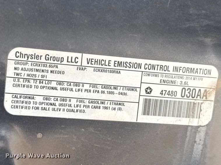 image for item DR0993 2014 Dodge Durango SSV SUV