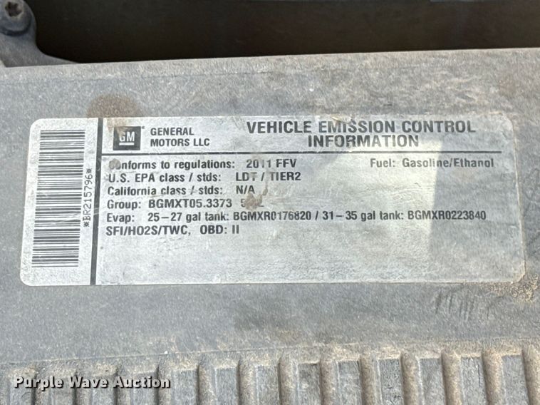 image for item DR0994 2011 Chevrolet Tahoe Police SUV