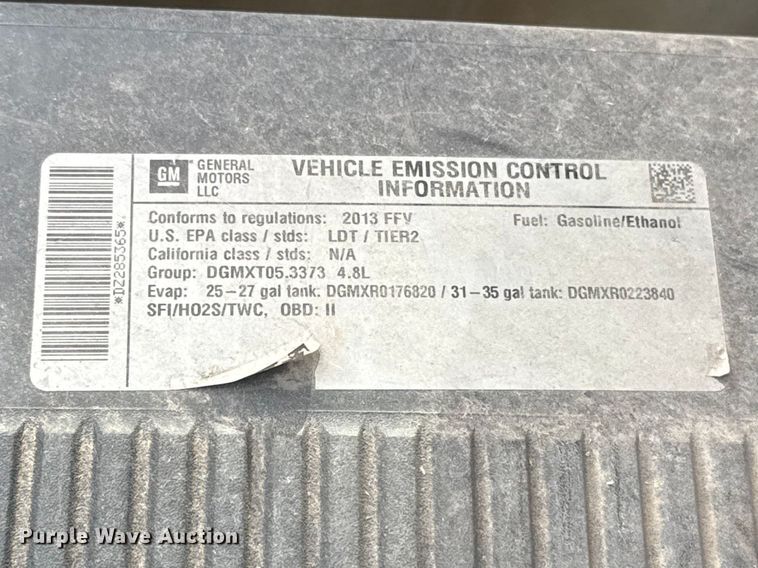 image for item DR0998 2013 Chevrolet Silverado 1500 pickup truck