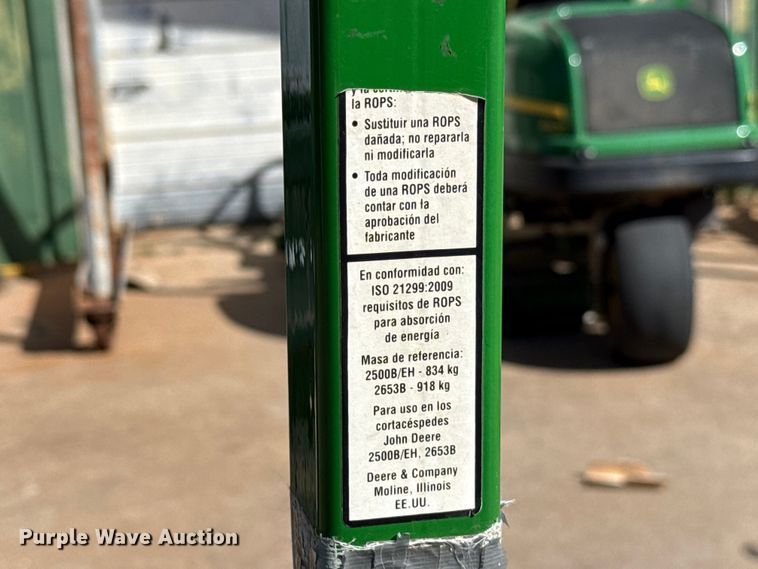 image for item DR1014 John Deere 2500B reel mower