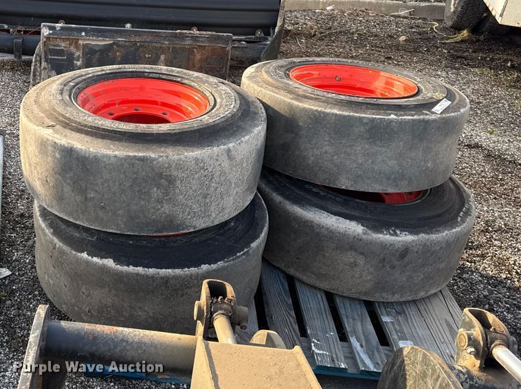image for item DZ4415 (5) Bobcat wheels and tires