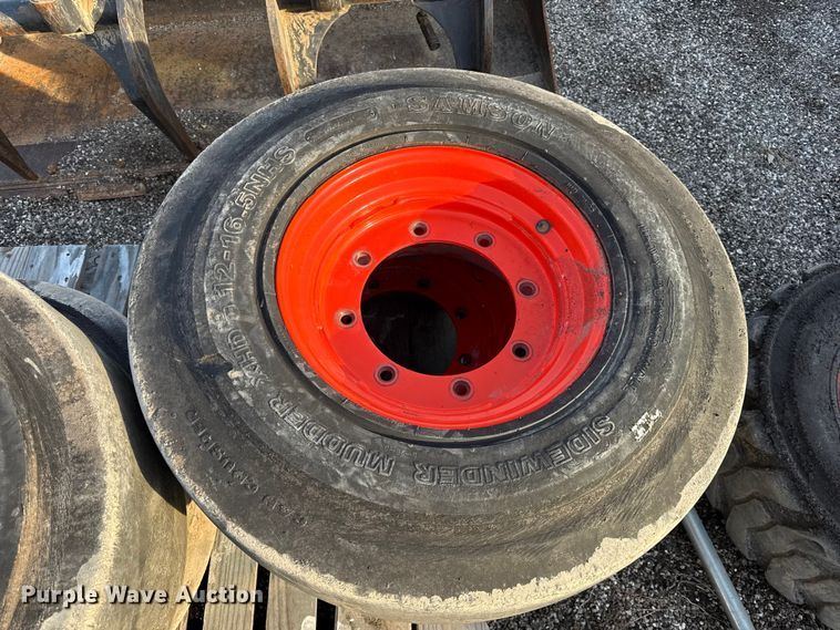 image for item DZ4415 (5) Bobcat wheels and tires