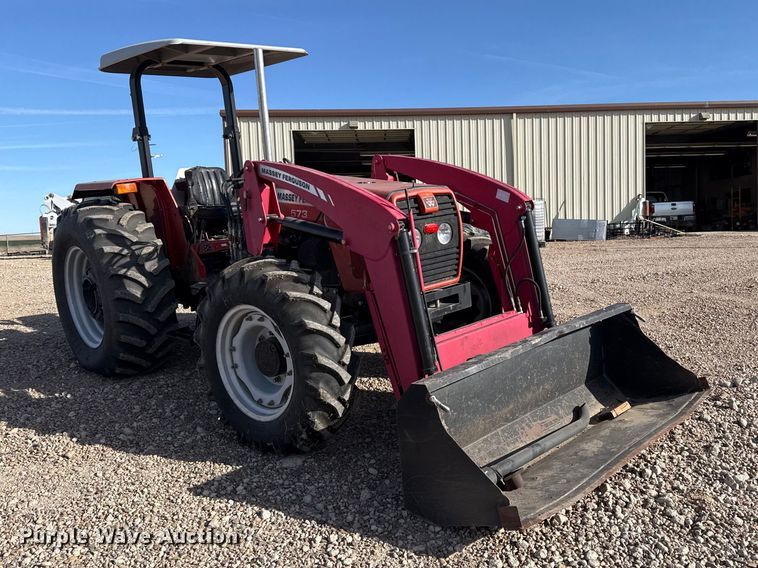 image for item DZ5264 2010 Massey Ferguson 573 MFWD tractor
