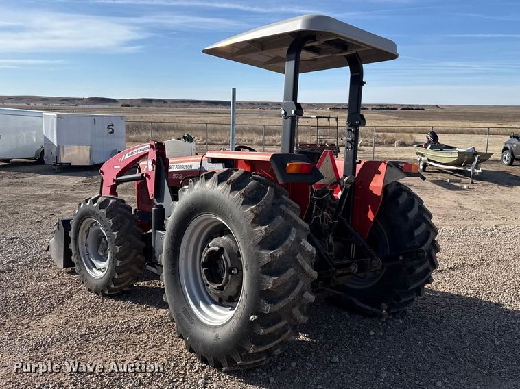 image for item DZ5264 2010 Massey Ferguson 573 MFWD tractor