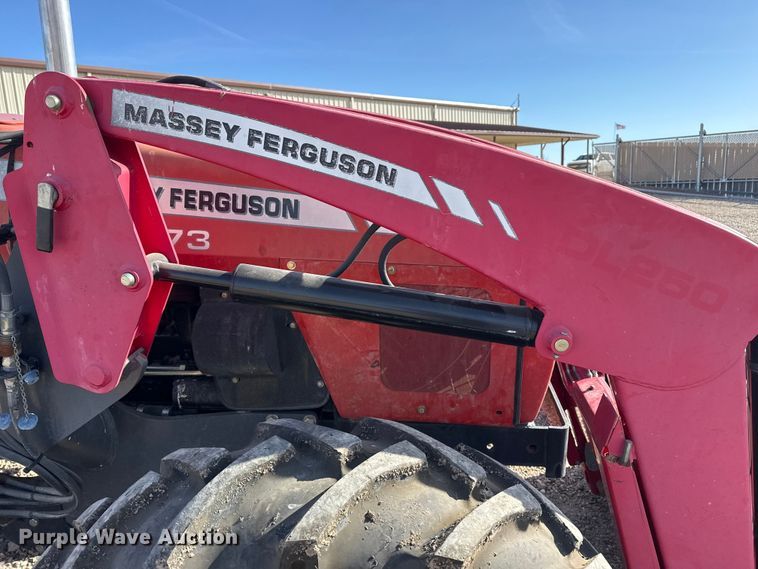 image for item DZ5264 2010 Massey Ferguson 573 MFWD tractor