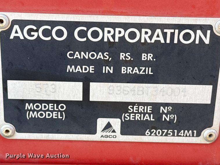 image for item DZ5264 2010 Massey Ferguson 573 MFWD tractor