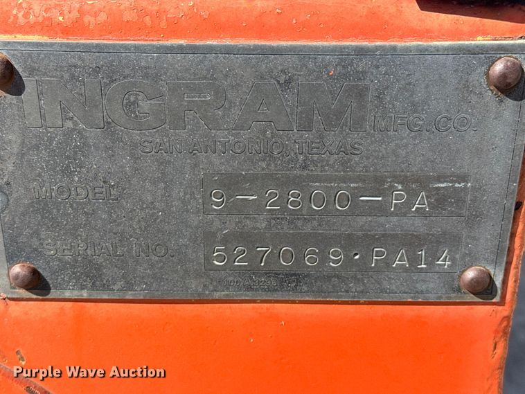 image for item DZ5272 Ingram 9-2800PA pneumatic roller