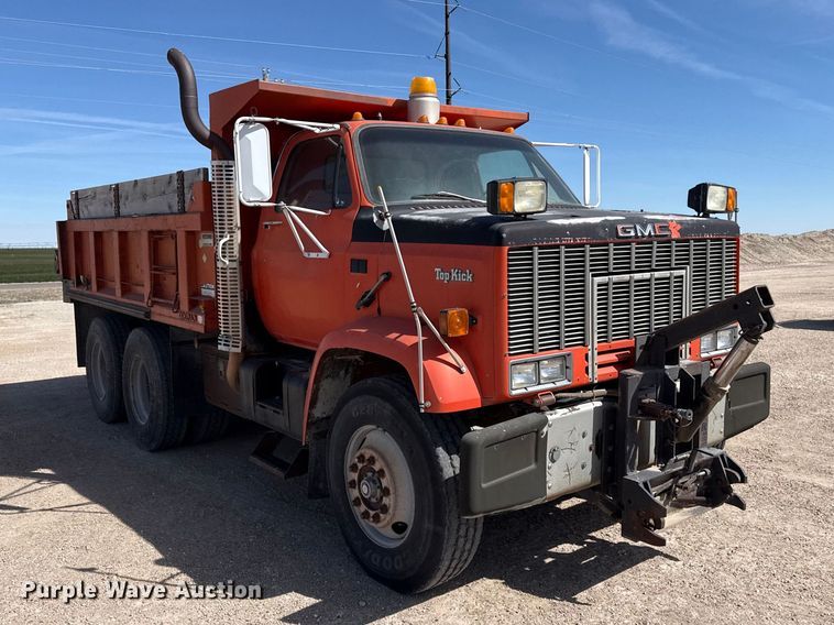 image for item DZ5274 1988 GMC TopKick C7 dump truck