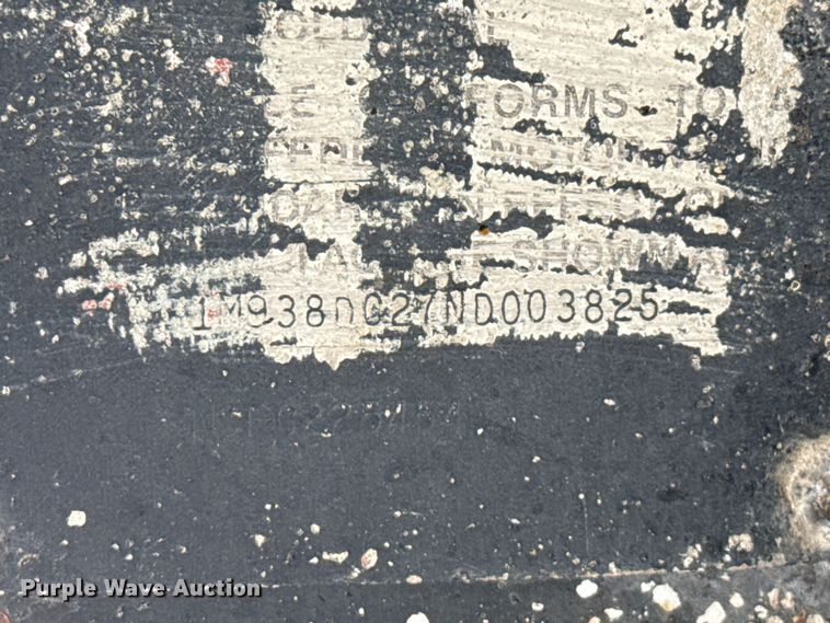 image for item DZ5275 1992 Montone end dump trailer