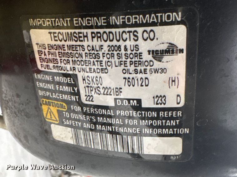 image for item EA4527 Toro 622 Power Throw snow blower