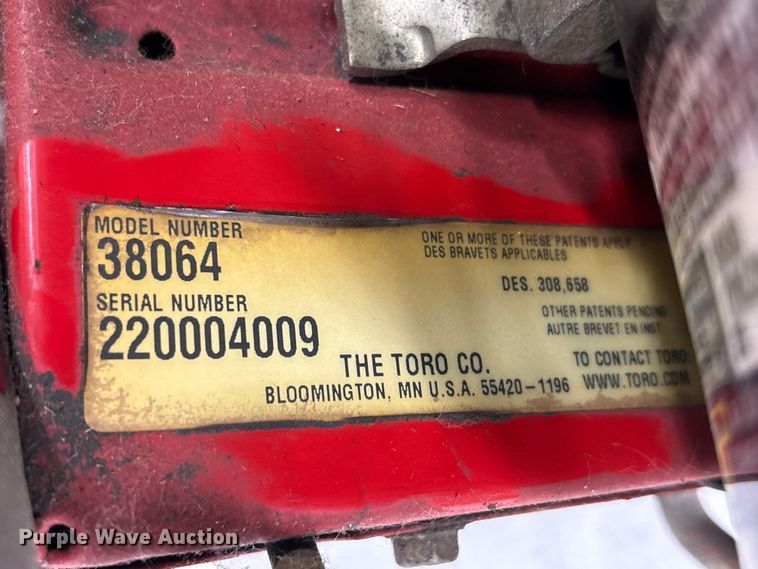 image for item EA4527 Toro 622 Power Throw snow blower