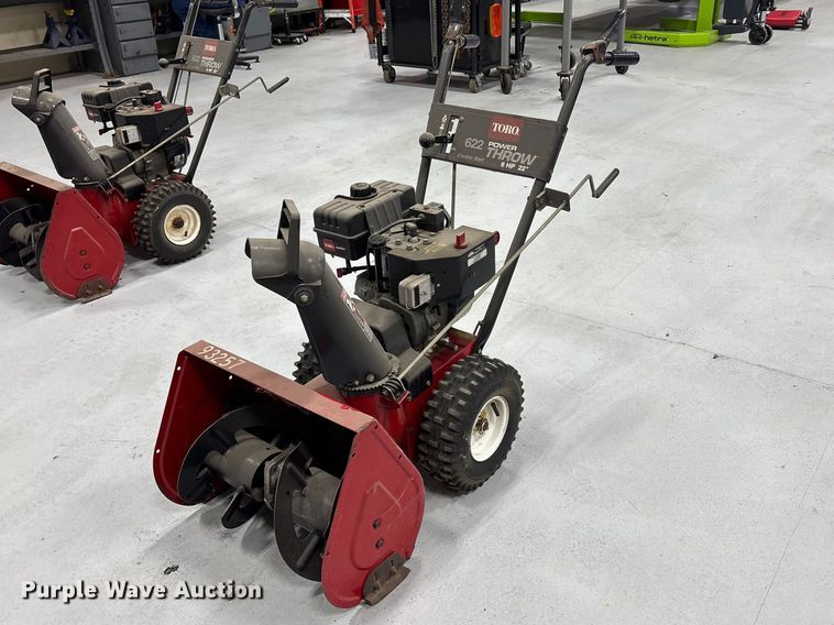 image for item EA4528 Toro 622 Power Throw snow blower