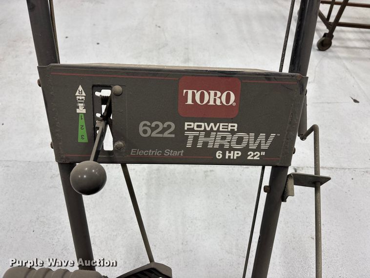 image for item EA4528 Toro 622 Power Throw snow blower