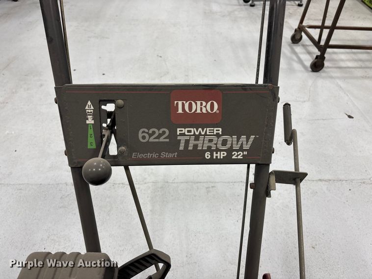 image for item EA4528 Toro 622 Power Throw snow blower