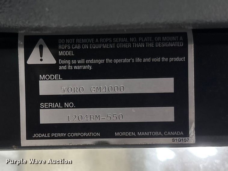 image for item EA4531 (2) Toro mower cabs