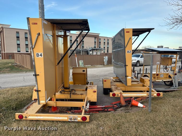 image for item EA4534 (2) Vermac PCMS 1210RS message board trailers