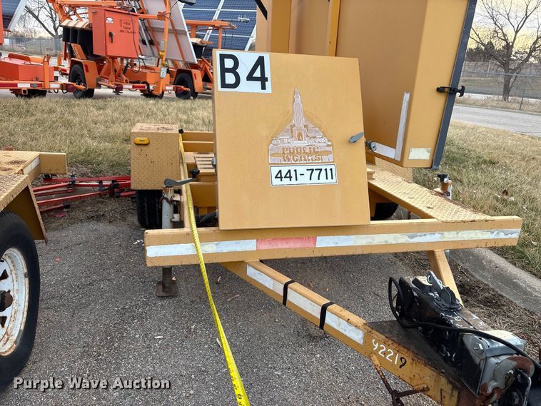 image for item EA4534 (2) Vermac PCMS 1210RS message board trailers