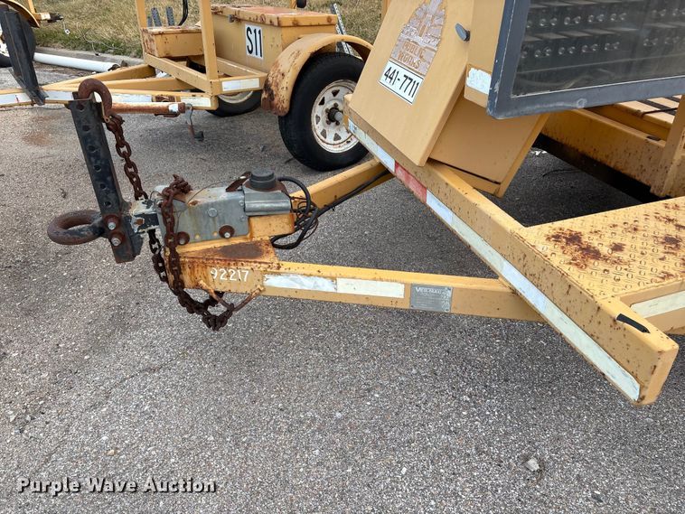 image for item EA4534 (2) Vermac PCMS 1210RS message board trailers