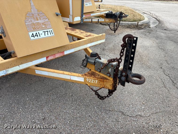 image for item EA4534 (2) Vermac PCMS 1210RS message board trailers