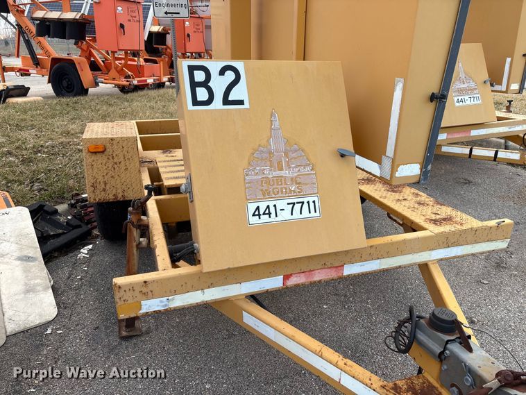 image for item EA4534 (2) Vermac PCMS 1210RS message board trailers