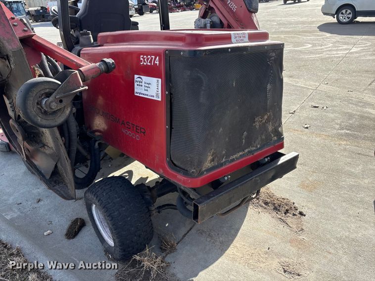 image for item EA4536 2012 Toro Groundsmaster 4000D lawn mower