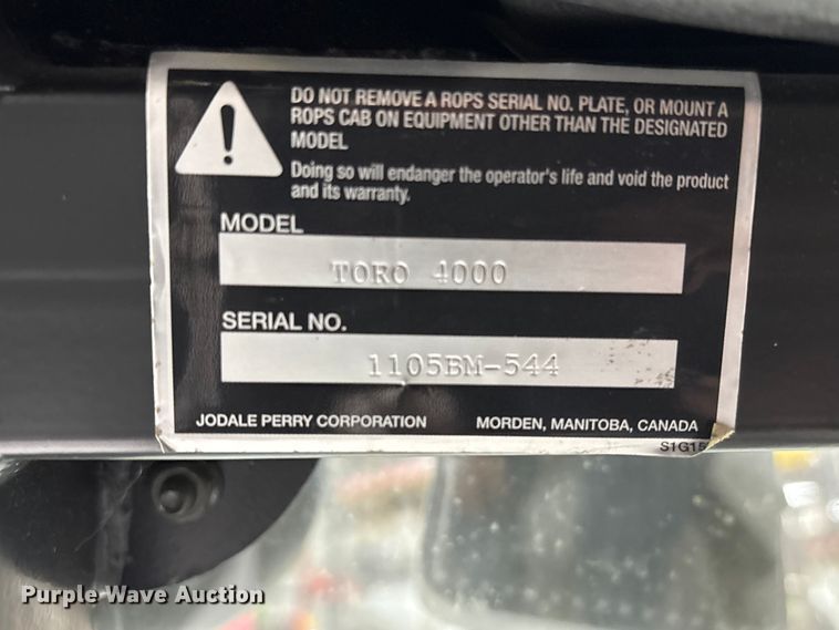 image for item EA4536 2012 Toro Groundsmaster 4000D lawn mower