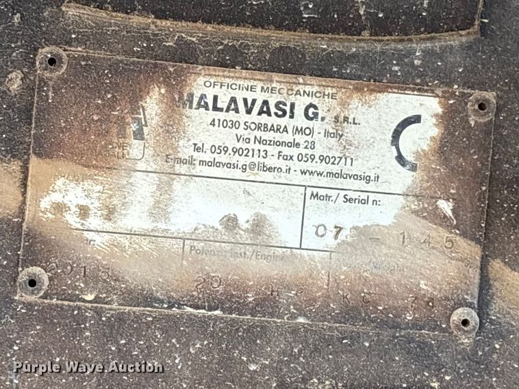 image for item EA4541 2015 Malavasi Pavijet MG76C skid steer paver