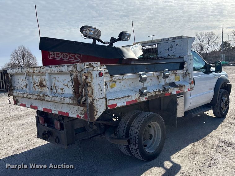 image for item EA4543 2007 Ford F450 Super Duty dump truck