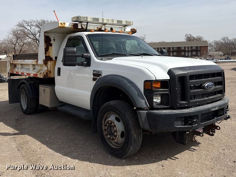 image for item EA4551 2008 Ford F450 Super Duty dump truck